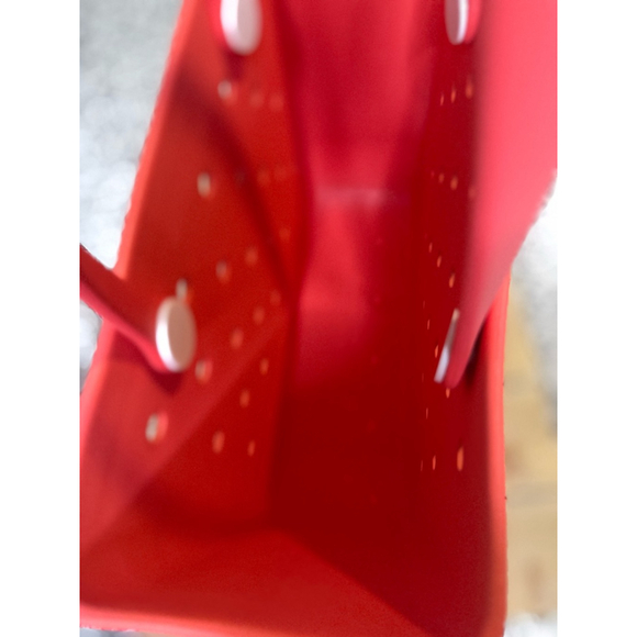 Women's Unbranded Tote Bag Medium Coral Red - Picture 5 of 7